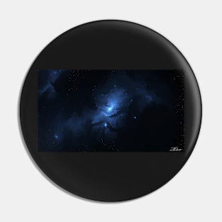 Reach -Nebula Painting Pin