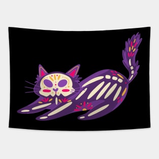 Muerte Cat Stretch Tapestry