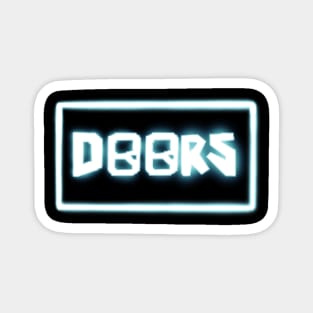 White Roblox Logo Magnet for Sale by NineSvn