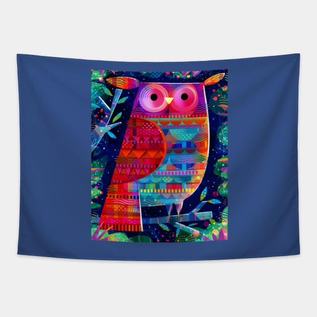 owl Tapestry by Gareth Lucas