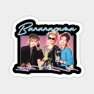 Vintage-Styled 80s Bananarama Design Magnet