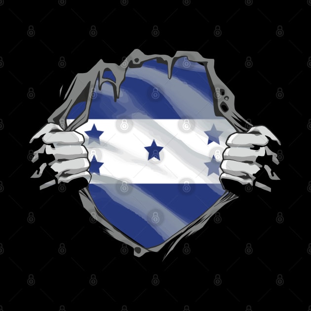 Proud Honduras Flag, Honduras gift heritage, Honduran girl Boy Friend Hondureño Catracha by JayD World