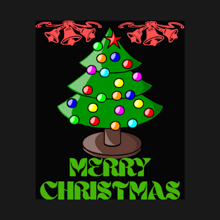 Digital Graphics Christmas Tree T-Shirt