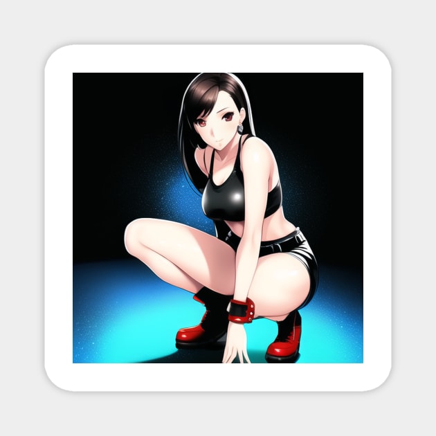 Tifa Personafied Magnet by mindworldz