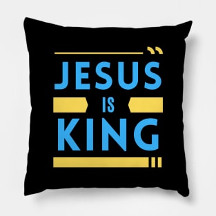 Jesus Is King | Christian Pillow