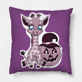 Giraffe Halloween Pillow