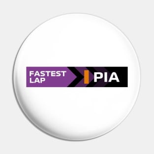 Oscar Piastri Fastest Lap F1 Pin