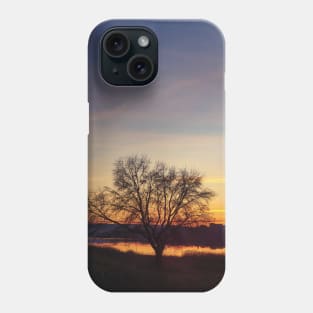 lone autumn tree Phone Case