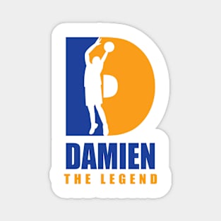 Damien Custom Player Basketball Your Name The Legend Magnet