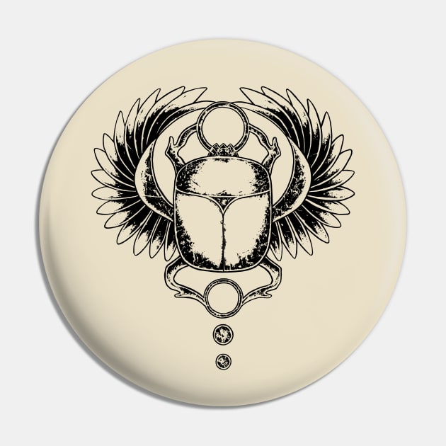 Sacred Scarab 2 Pin by popcornpunk