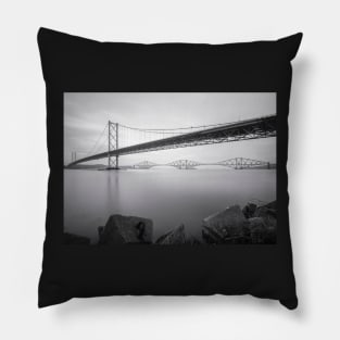 The Forth Bridges Scotland Pillow