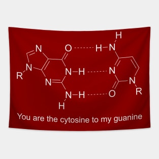 You are the cytosine to my guanine Tapestry