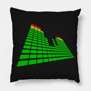 sound spectrum Pillow