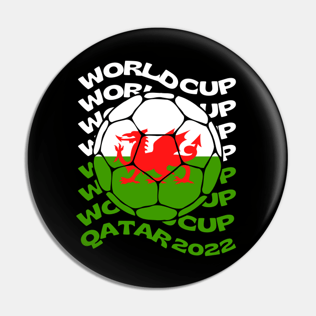 Wales World Cup Pin by footballomatic