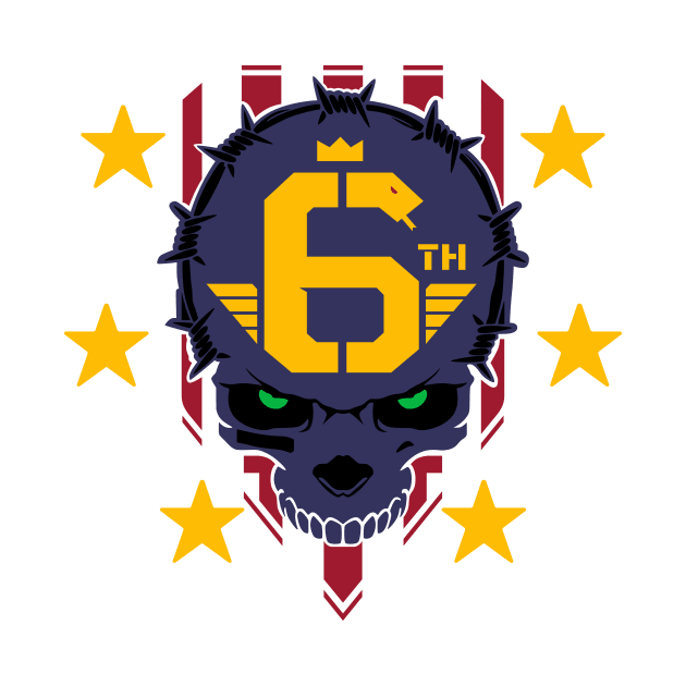 Sixth Street Logo (Cyberpunk Gang) by Joshessel