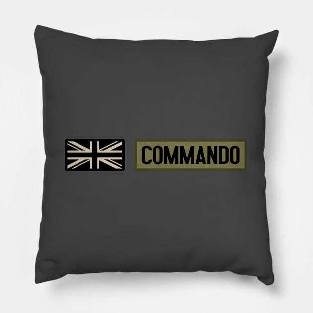 British Commando Pillow by Jared S Davies