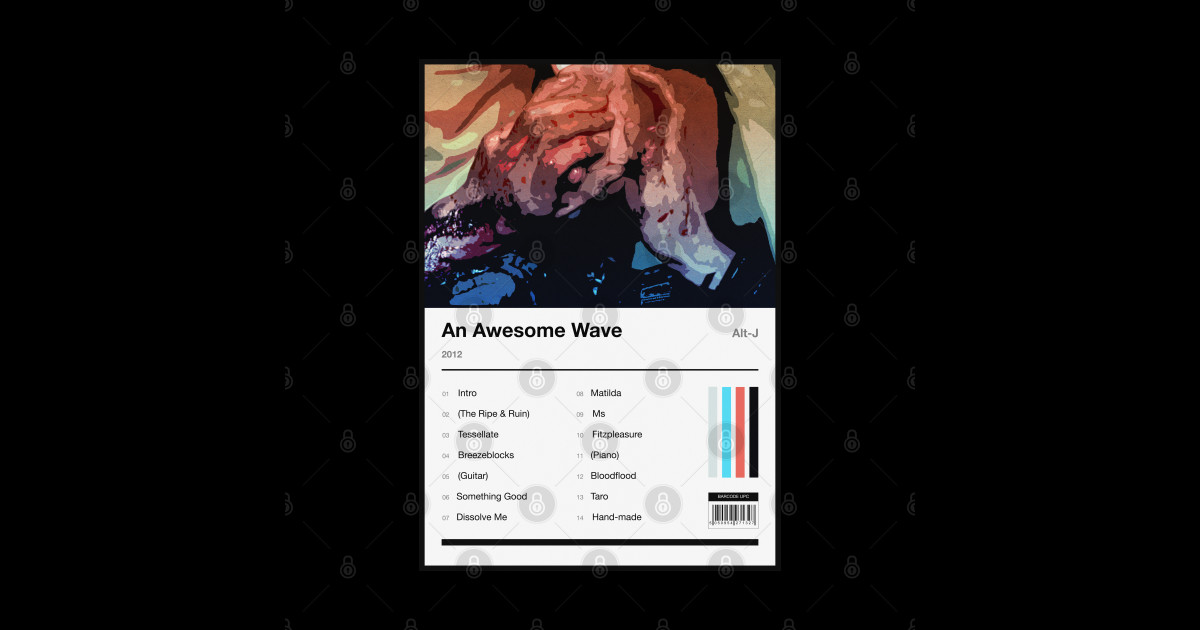 An Awesome Wave Tracklist - Alt J - T-Shirt | TeePublic