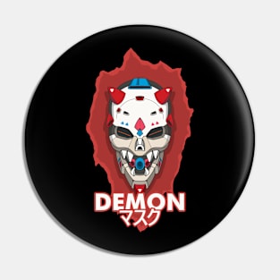 Demon Mask Blood Pin