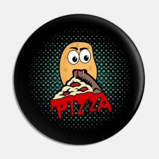 Patato vampire bloody pizza Pin