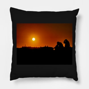 sunset in paradise Pillow