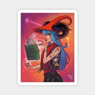 Aries Witch Magnet