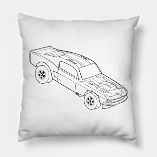 Hot Wheels Mustang Stocker Pillow