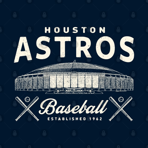 Vintage Houston Astros by Buck Tee by Buck Tee