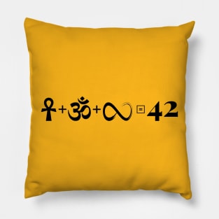 The answer to Life, The Universe and Everything - is 42 Pillow