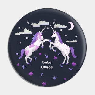 Let's Dance Unicorns Pin