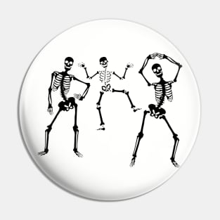 Dancing Skeletons Pin