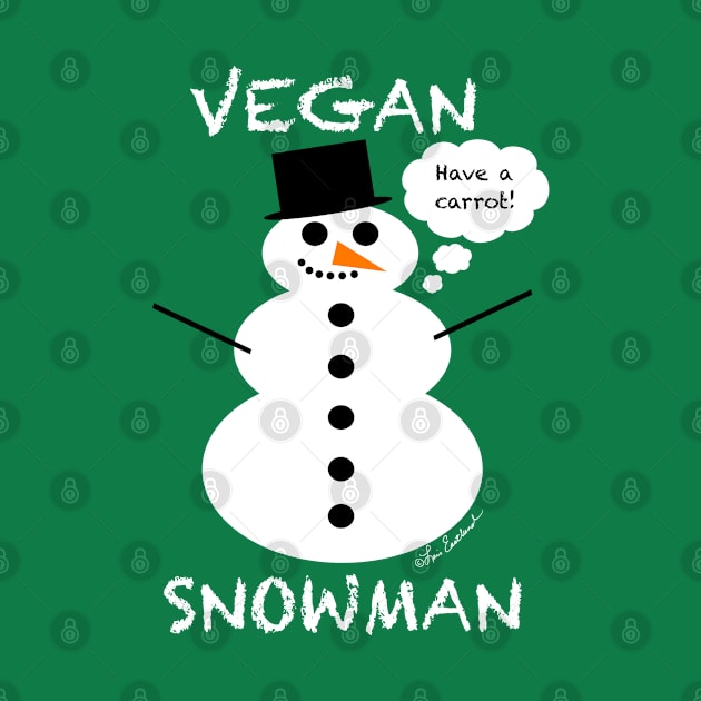 Vegan Snowman by loeye