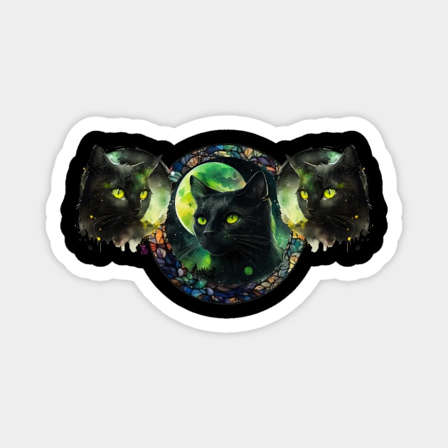 Lunar Cat Magnet by Viper Unconvetional Concept