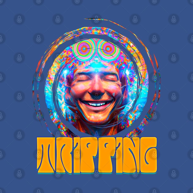 Tripping - Captioned (2) - Trippy Psychedelic Art by TheThirdEye