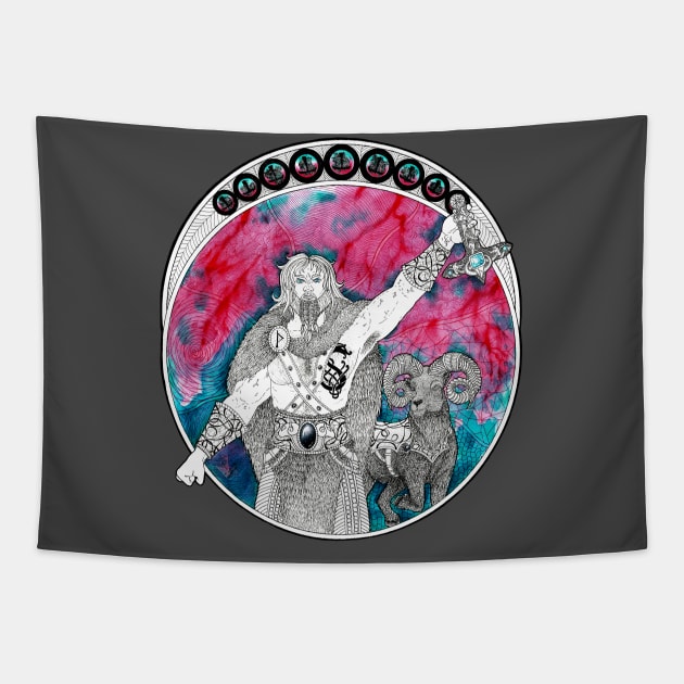 Thor Tapestry by VarvargArtwork