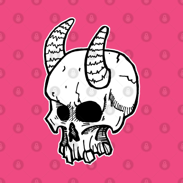 Horny Skull by dankdesigns