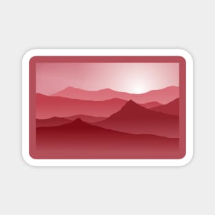 Simple landscape Magnet