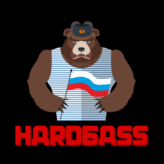 Hardbass Russian Bear by SybaDesign