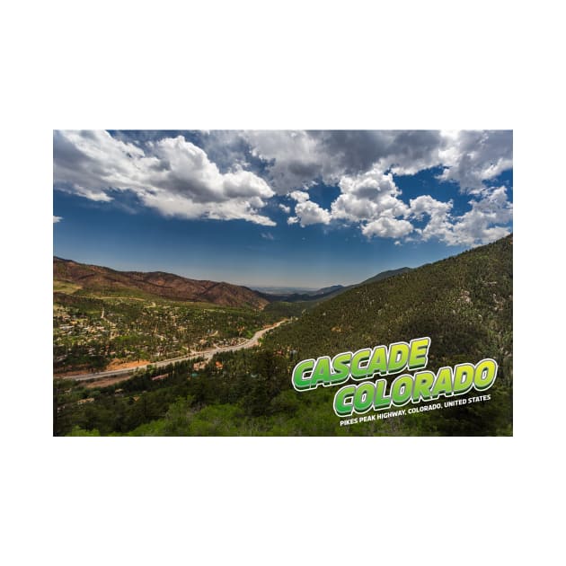 Cascade Colorado from Pikes Peak Highway by Gestalt Imagery