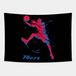 Philadelphia 76ers Fans - NBA T-Shirt Tapestry