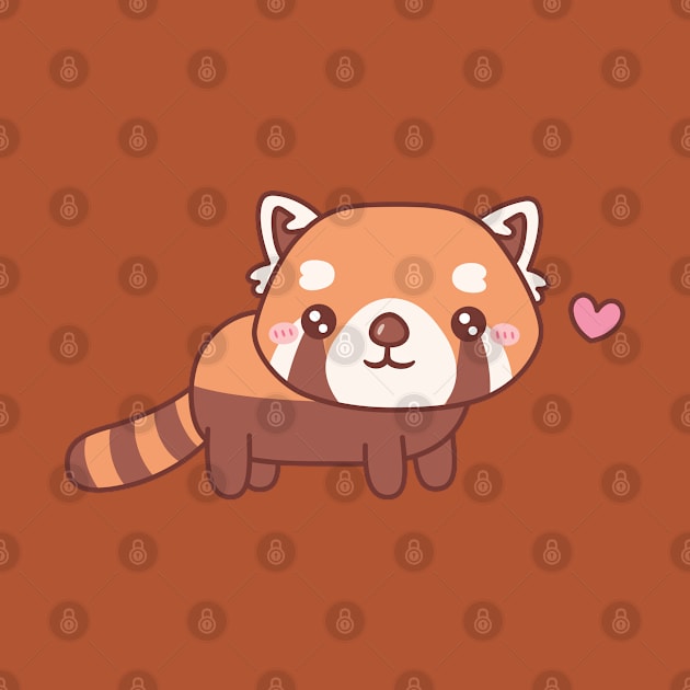 Cute Little Red Panda Doodle by rustydoodle