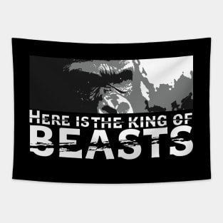 king of beasts Tapestry