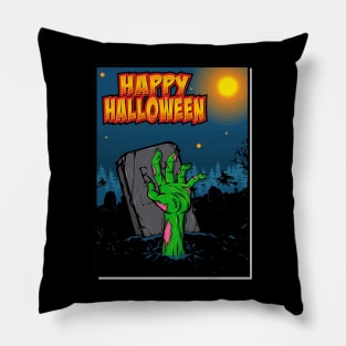 scary zombie hand Pillow