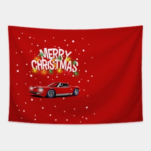 Lamborghini Miura Sportscar Christmas Sweater Tapestry