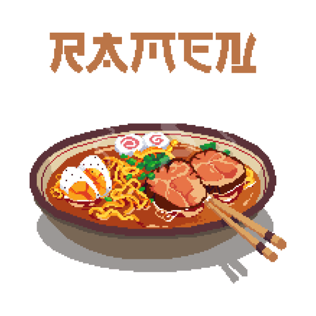 Bowl of Ramen | Pixel Art by Quintino Pixels