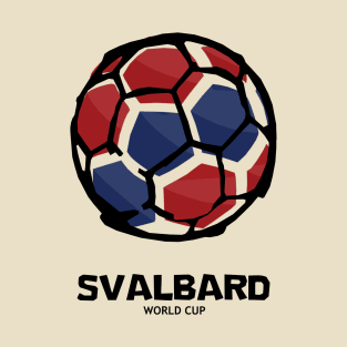 Svalbard Football Country Flag T-Shirt