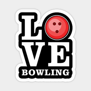 Love Bowling Magnet