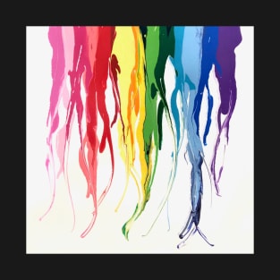 Rainbowfall Melting Rainbow Colors T-Shirt