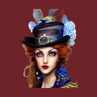 Victorian Steampunk Lady T-Shirt