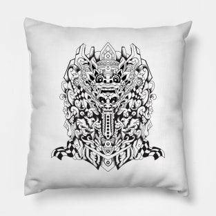 Barong X Rangda Illustration Pillow