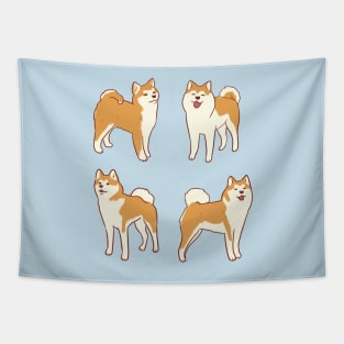 japanese akita pack Tapestry